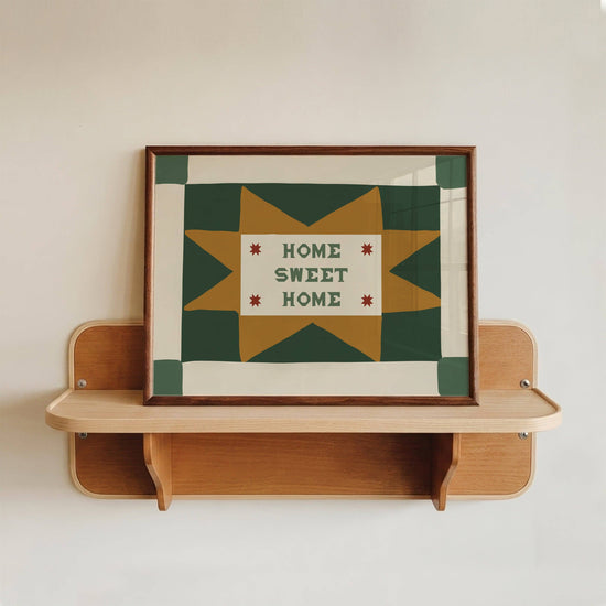 Home Sweet Home Patchwork Print