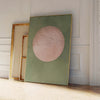 Moonrise Flock – Mint Green Japanese Wall Art