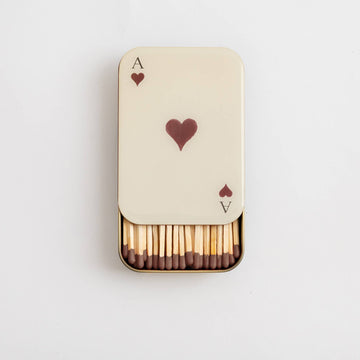 Matches in Tin - Ace of Hearts
