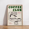 Coffee Club – Retro Kitchen Wall Art