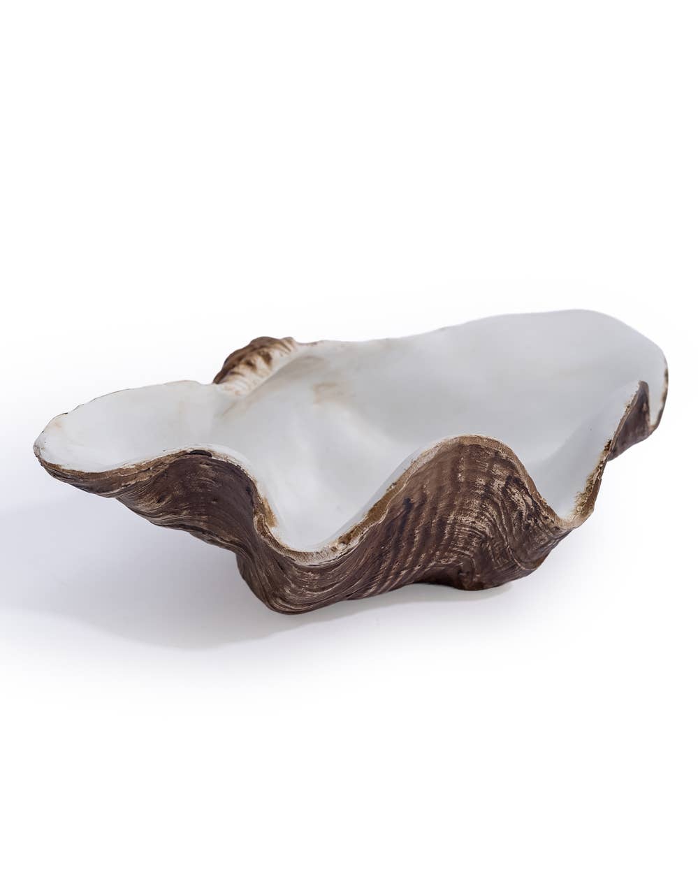 Clam shell bowl detail