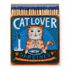 Cat Lover Square Safety Matches
