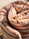 Harlton Roll Out Cushion Wide Stripe - Terracotta (Pack of 2)