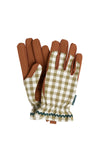 Colour Collection Gardening Gloves Olive Check