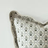 Chloe sage cushion detail