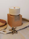 Sea Salt and Driftwood candle detail