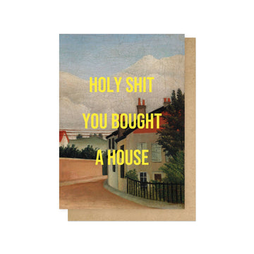 Bought A House Greetings Card