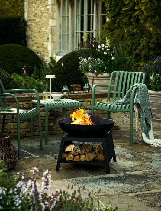 Medium Sarsden Fire Pit Bowl & Log Store