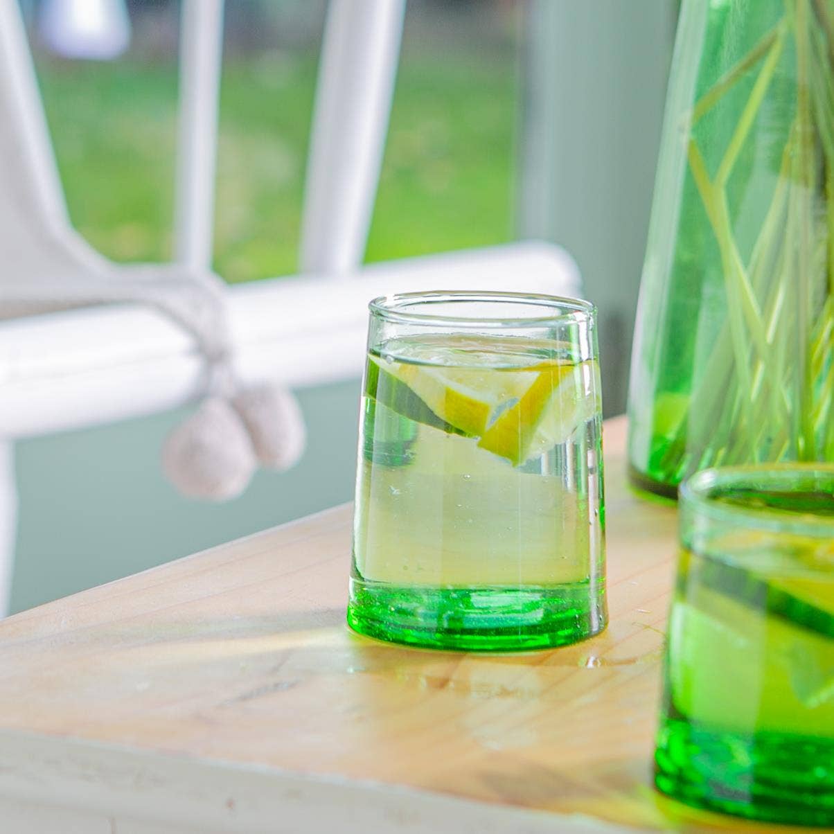 Merzouga 260ml green tumbler detail