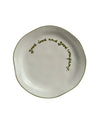Statement Lunch Plate - 'good food and good company'